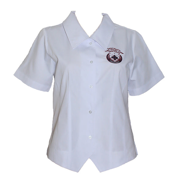 Snr White Blouse Short Sleeve - Year 11-12
