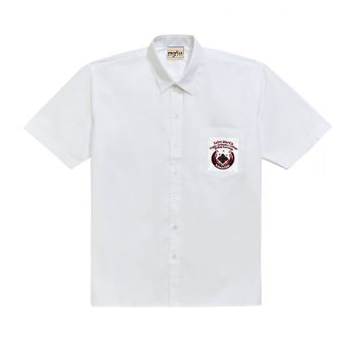 Snr White Short Sleeve Shirt - Year 11-12
