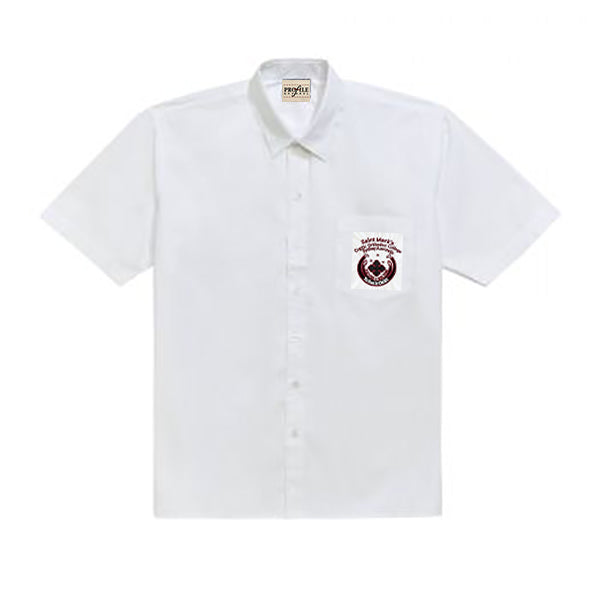Snr White Short Sleeve Shirt - Year 11-12
